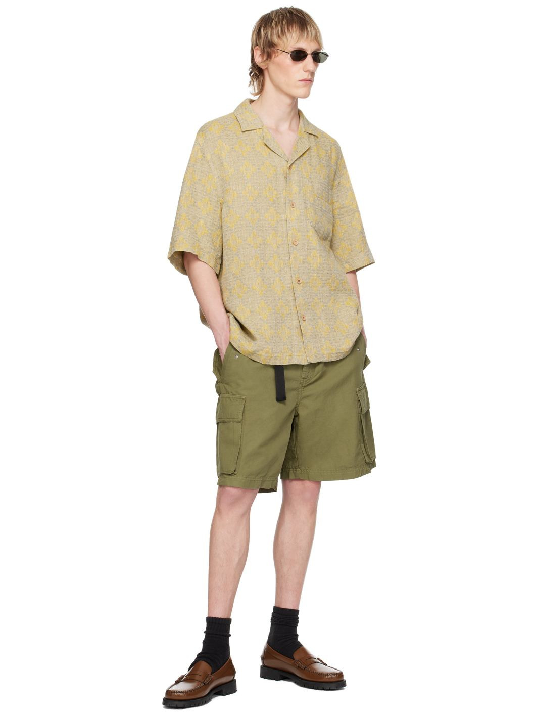 Green Dark Shorts - 4