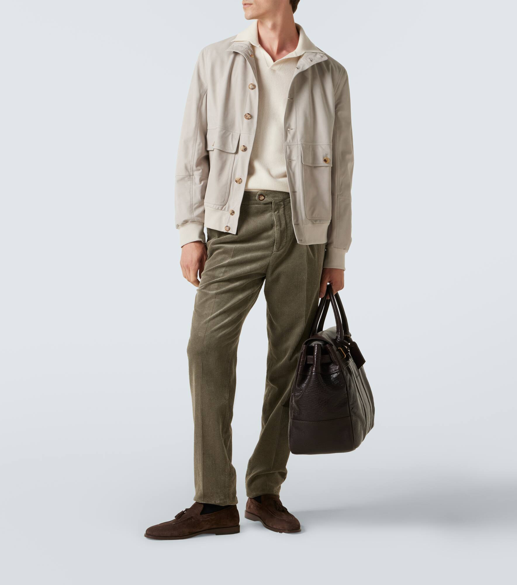 Cotton corduroy chinos - 2