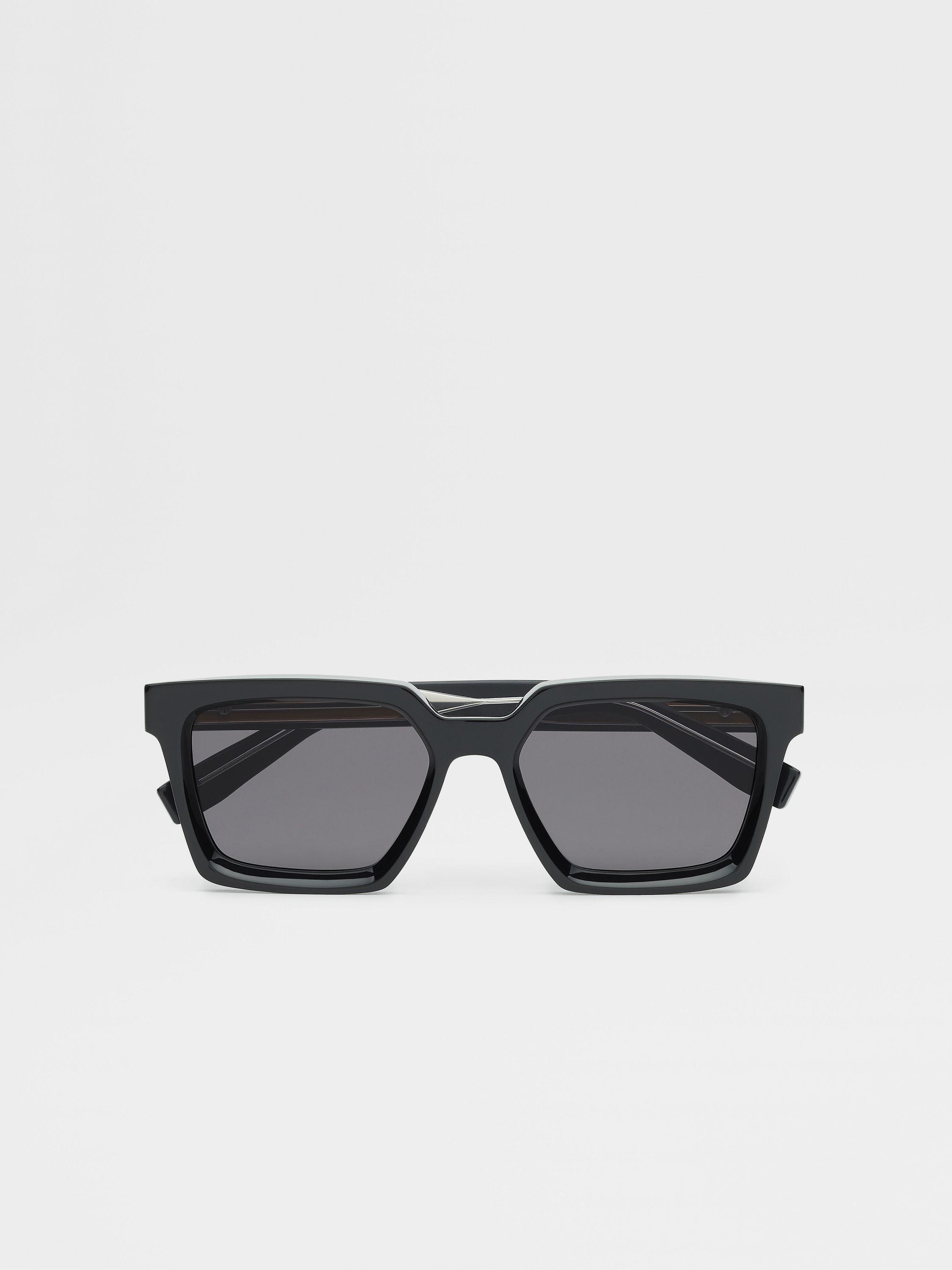 BLACK ACETATE SUNGLASSES - 1