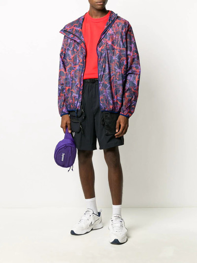 Nike abstract-print lightweight jacket outlook