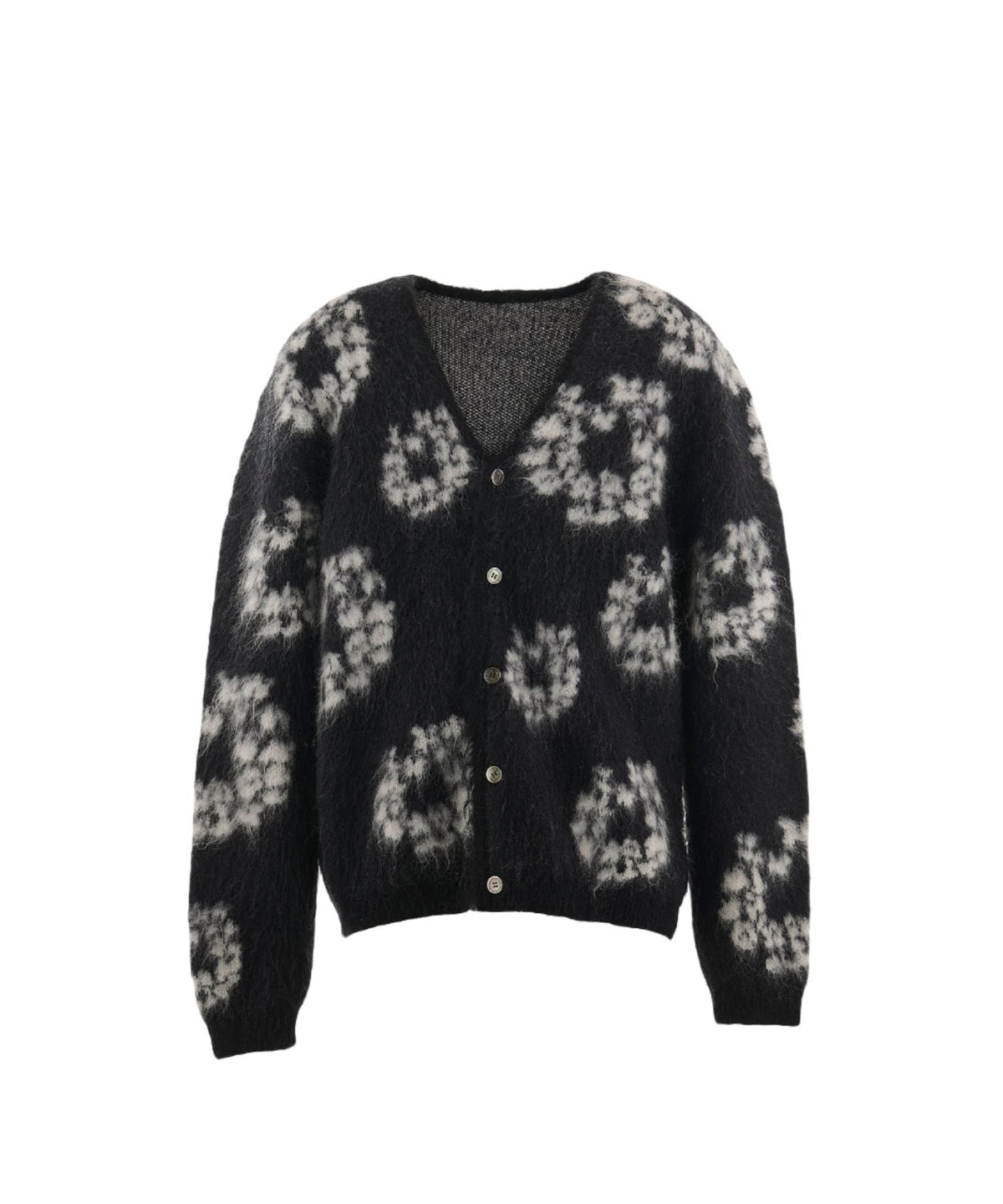 トップス Saint mxxxxxx DenimTears mohair cardigan SAINT M×××××× DENIM TEARS MOHAIR CARDIGAN (BLACK) | tons