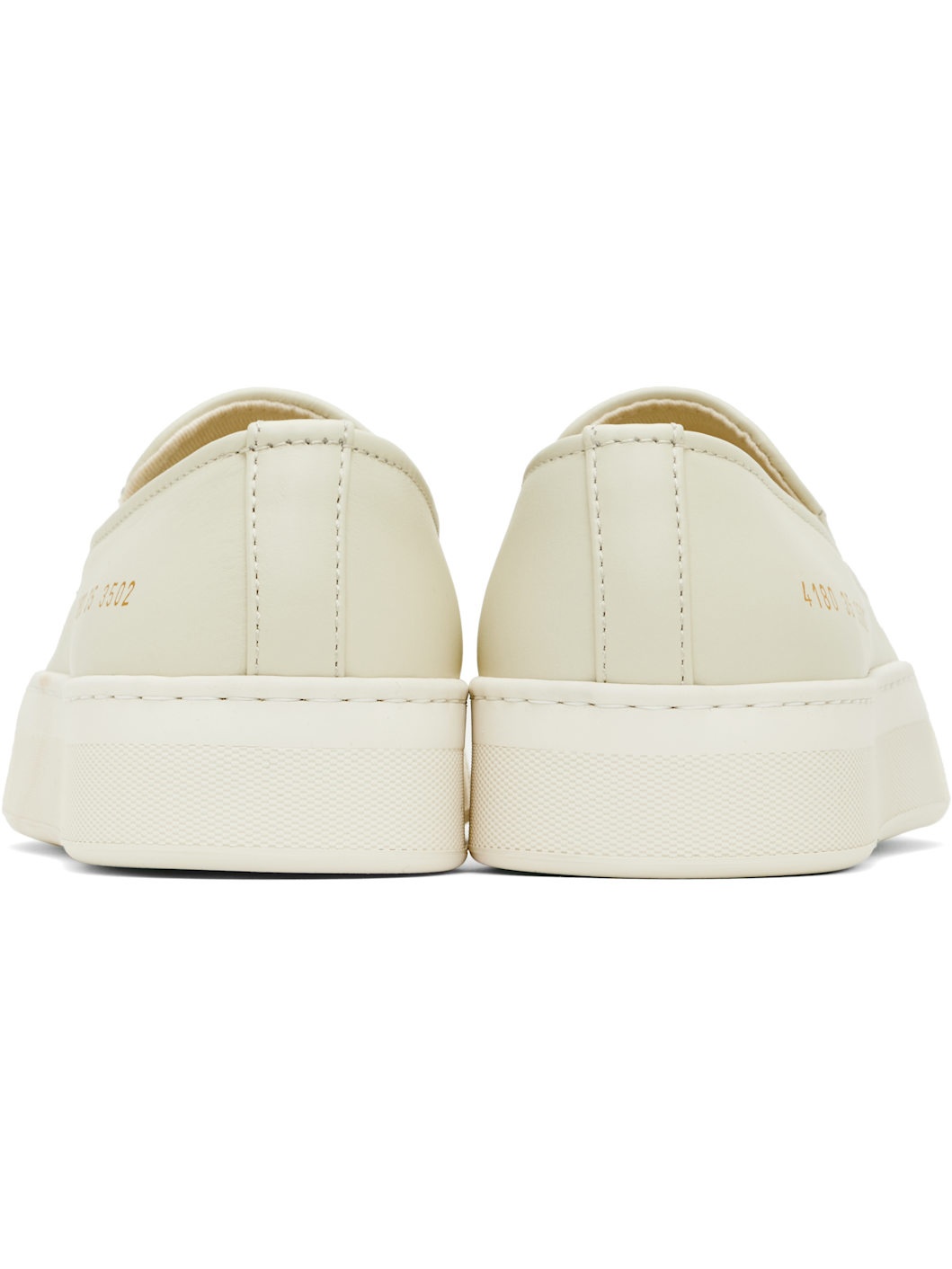 Off-White Leather Slip-on Sneakers - 2