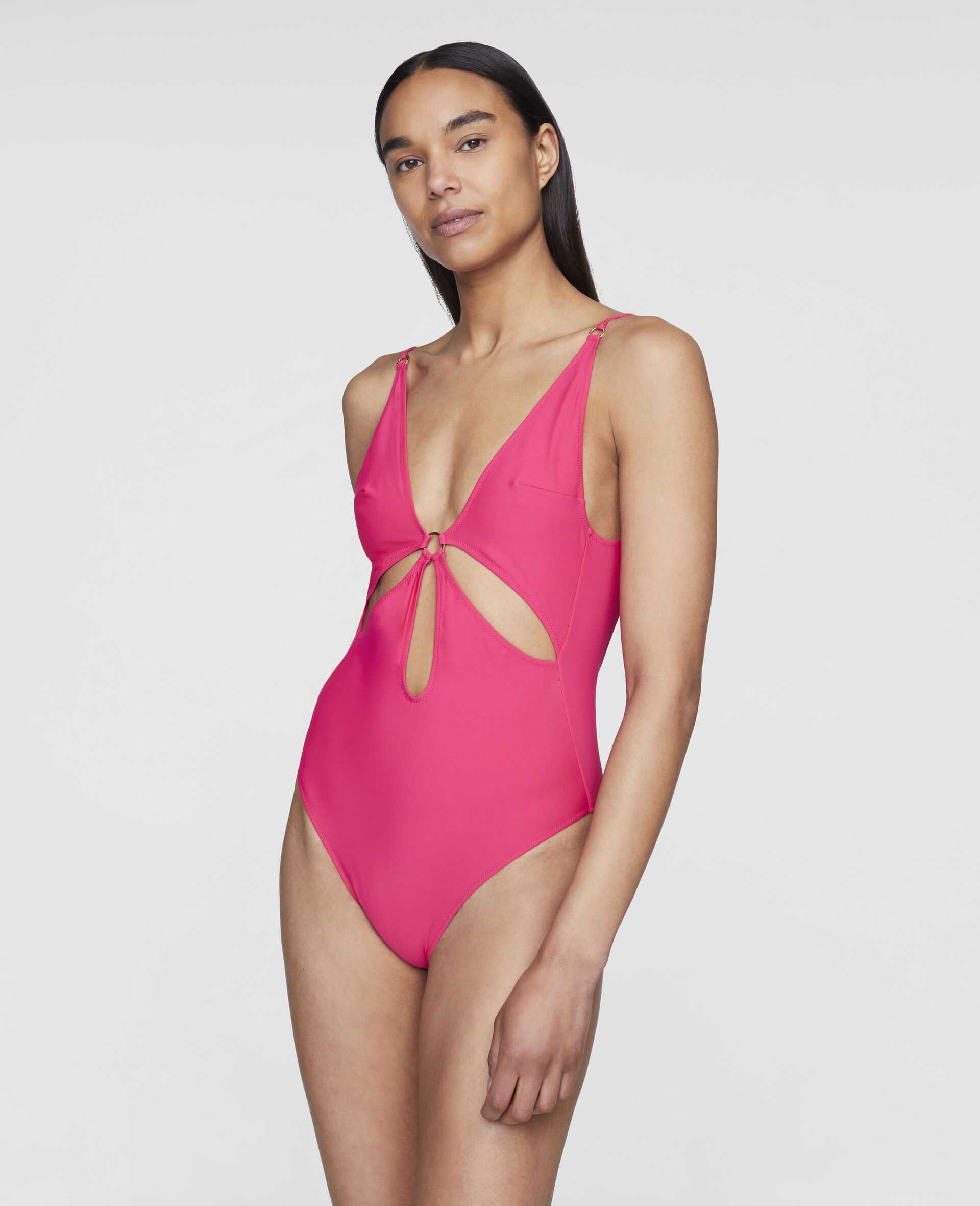 Graphic Cutout Swimsuit - 2