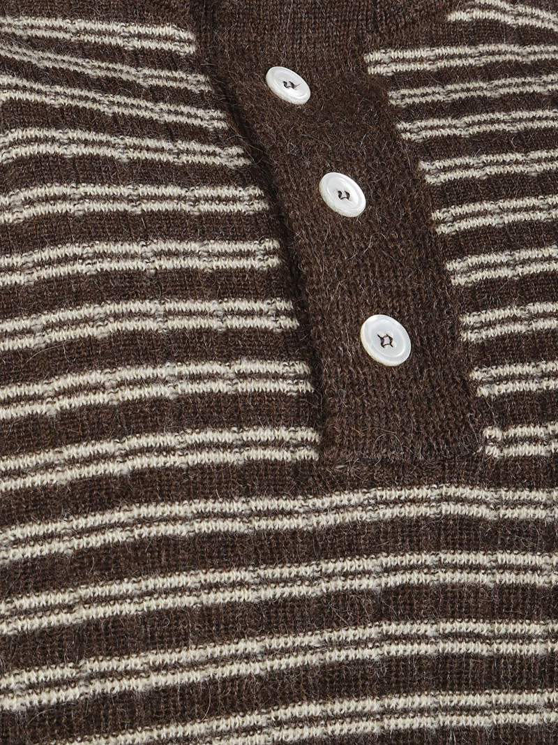 striped buttoned highneck luther sweater 3