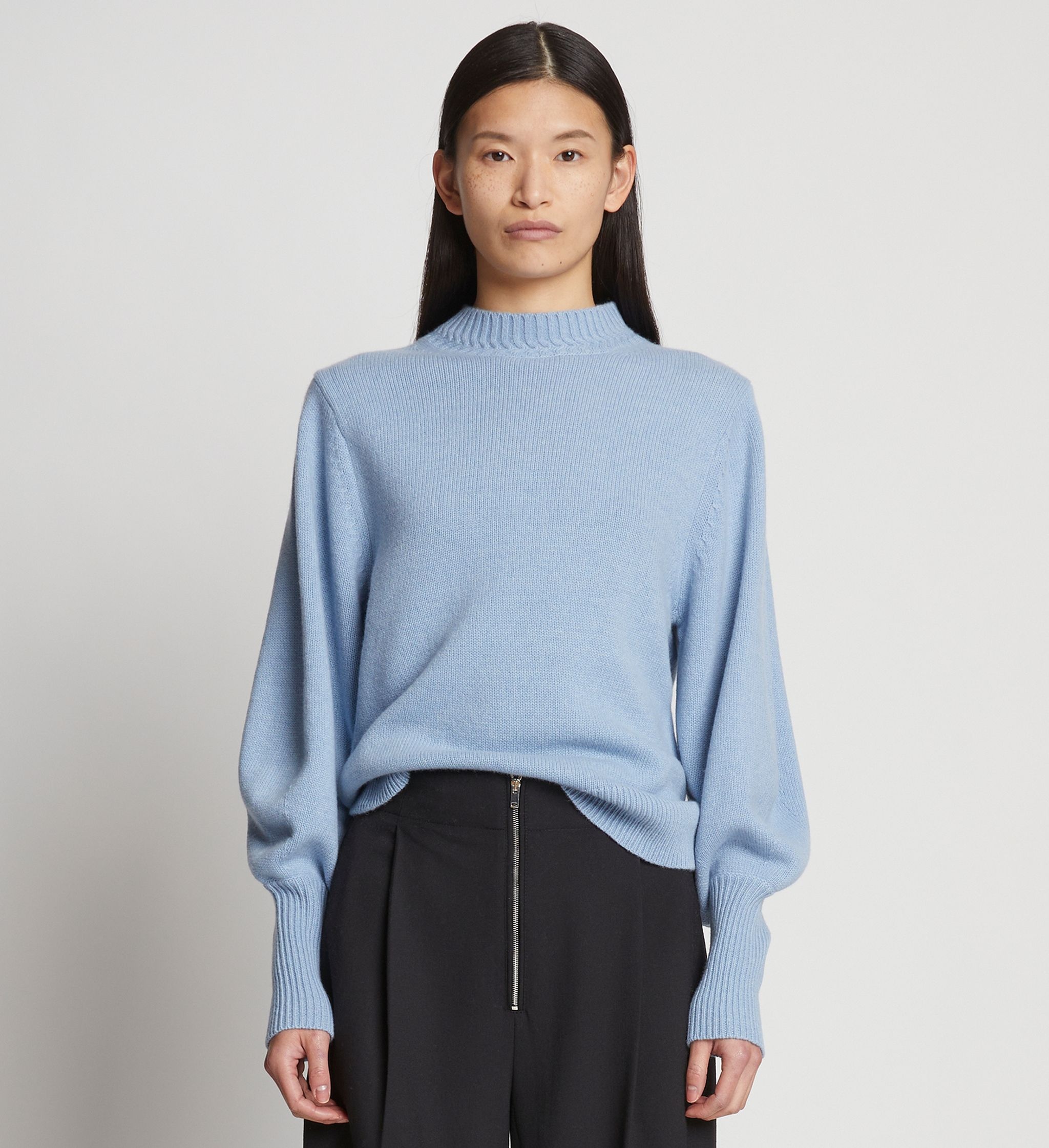 Eco Cashmere Balloon Sleeve Sweater - 2