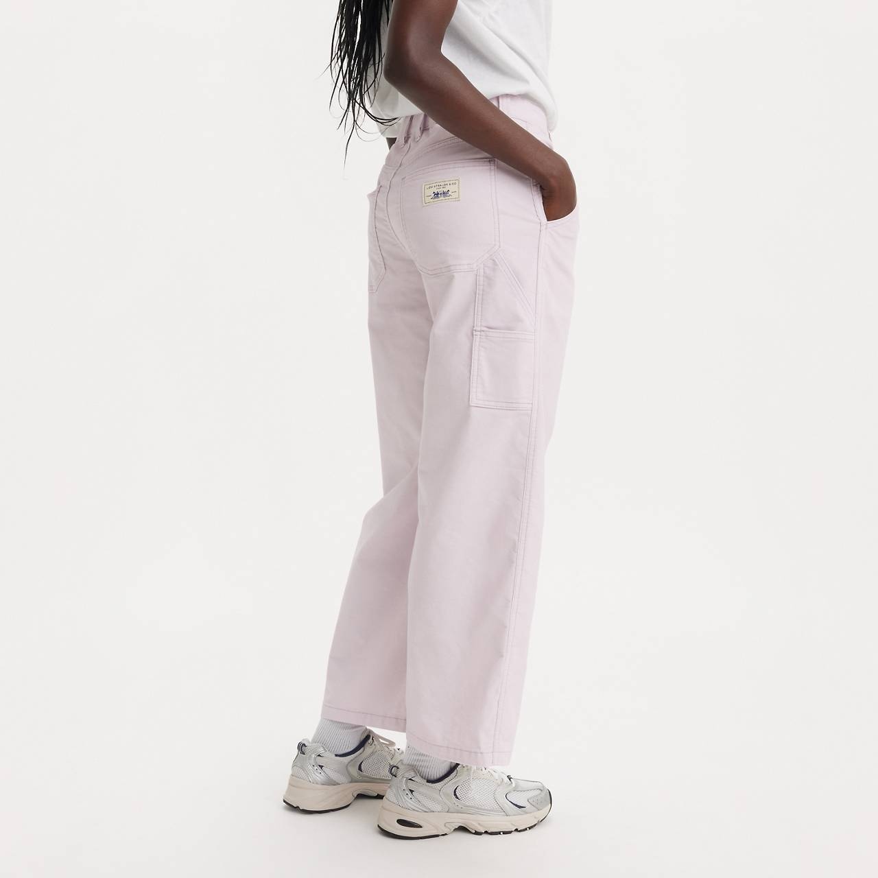 BAGGY CARPENTER LIGHTWEIGHT CORDUROY WOMEN'S PANTS - 4