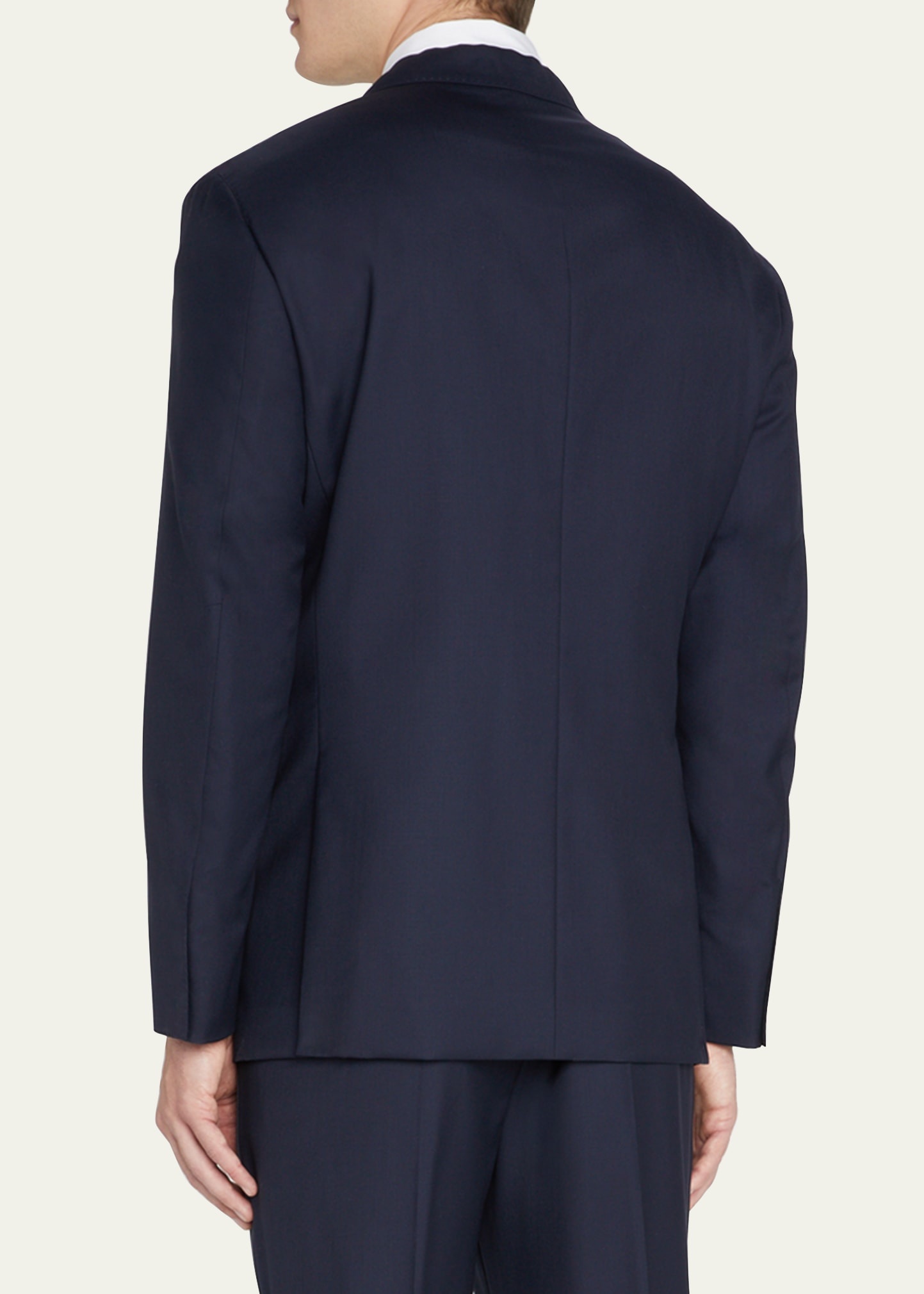 Men's Solid Peak-Lapel Tuxedo - 3
