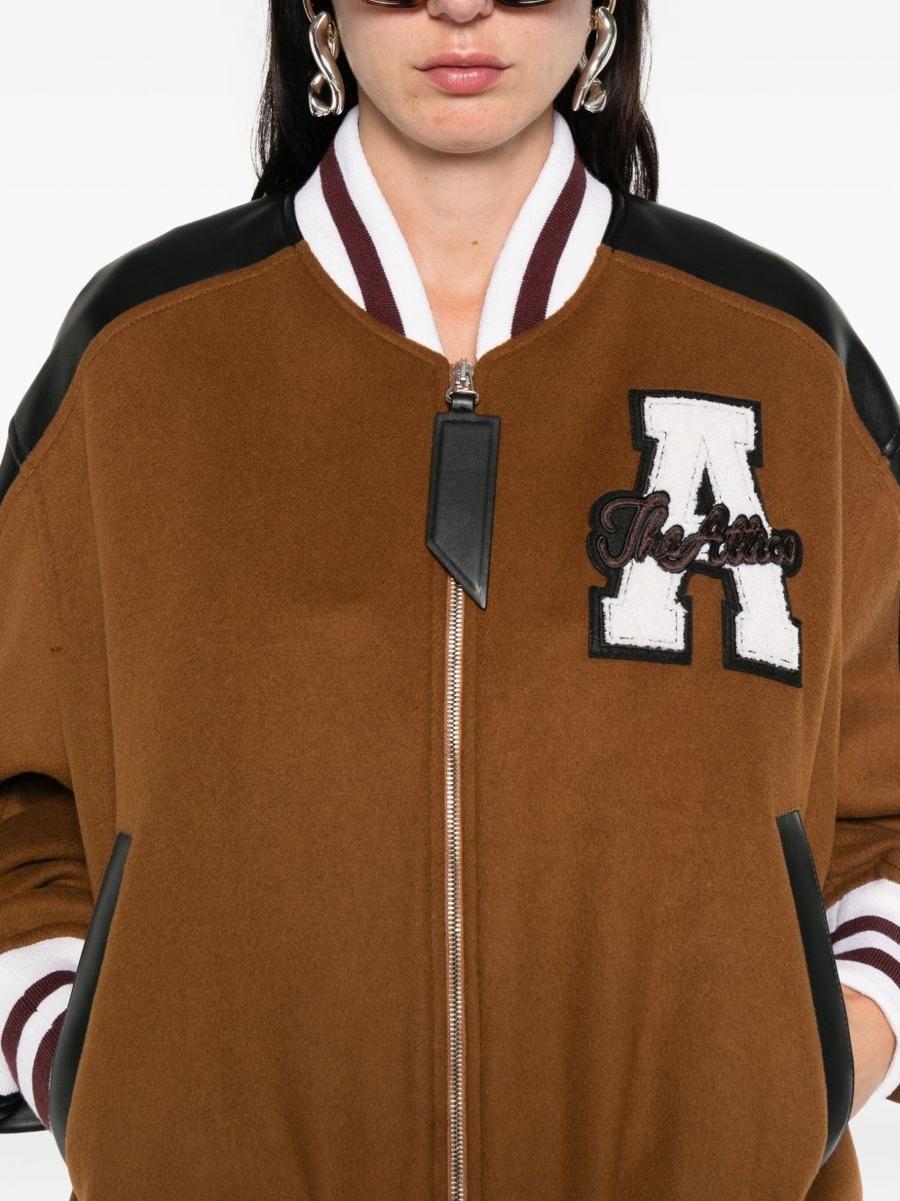 Twill wool cloth bomber jacket - 5