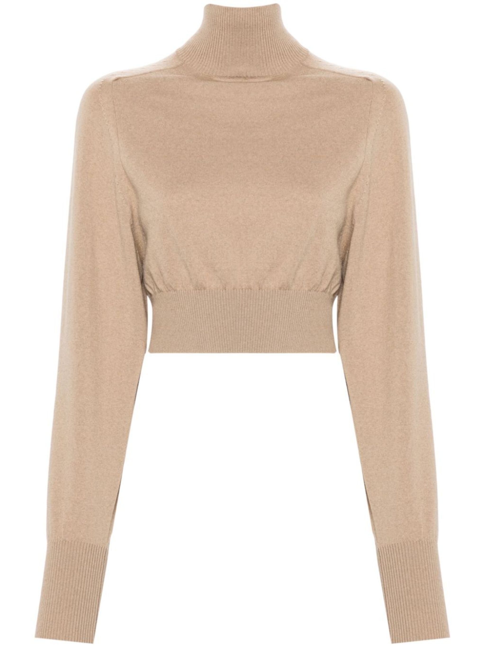 roll-neck wool jumper - 1