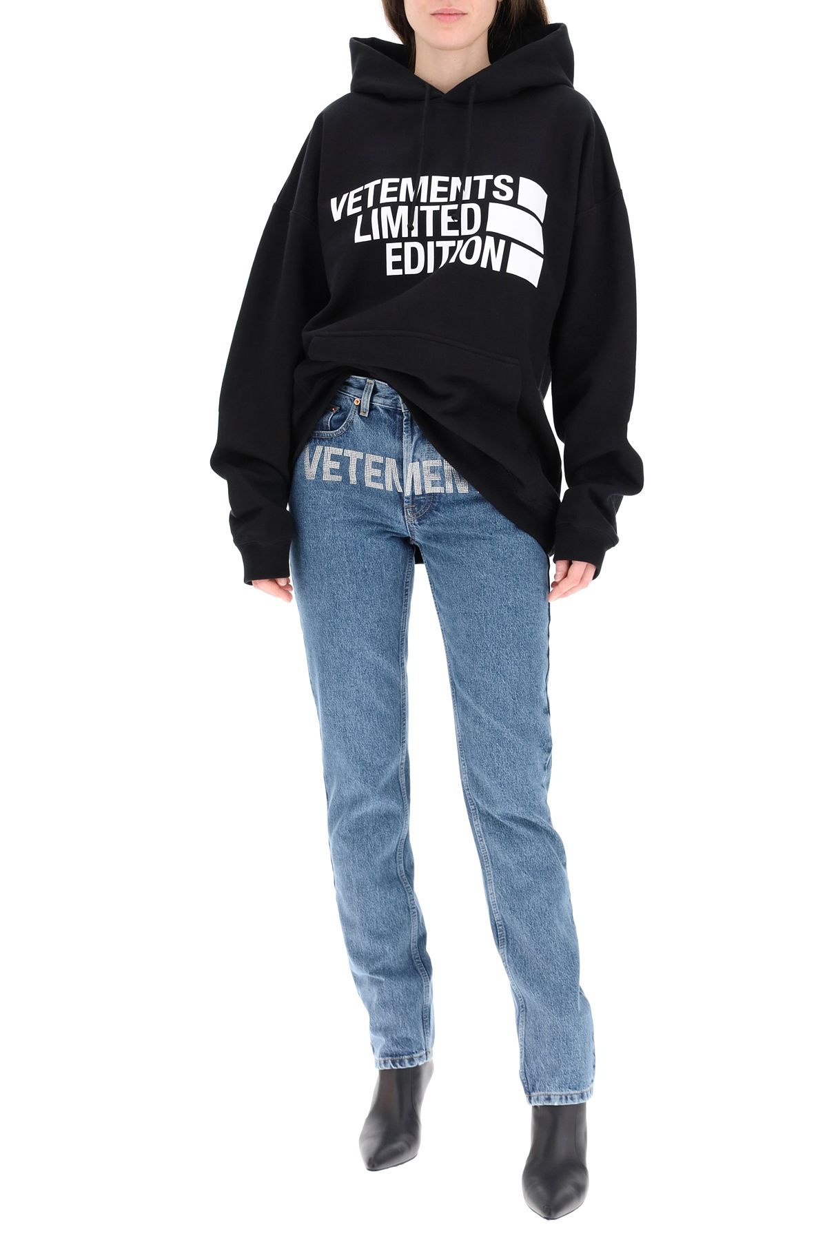 LIMITED EDITION LOGO PRINT OVERSIZED SWEATSHIRT - 2