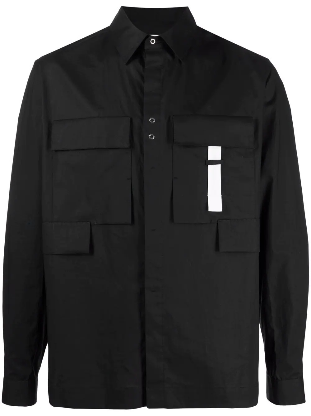 cotton utility shirt - 1