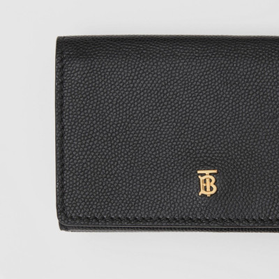 Burberry Small Grainy Leather Folding Wallet outlook