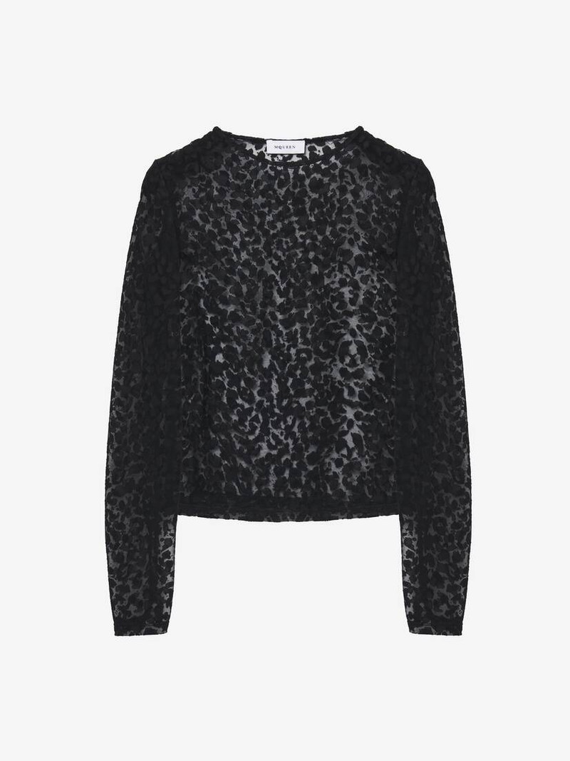 Leopard Devoré Top 1