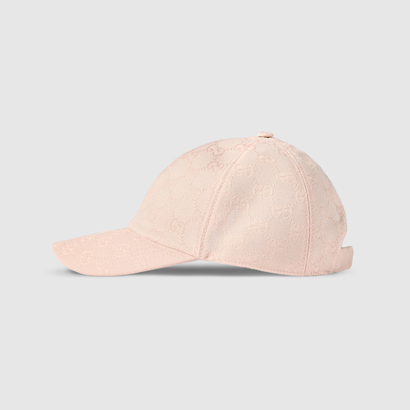 GUCCI GG cotton canvas baseball hat outlook