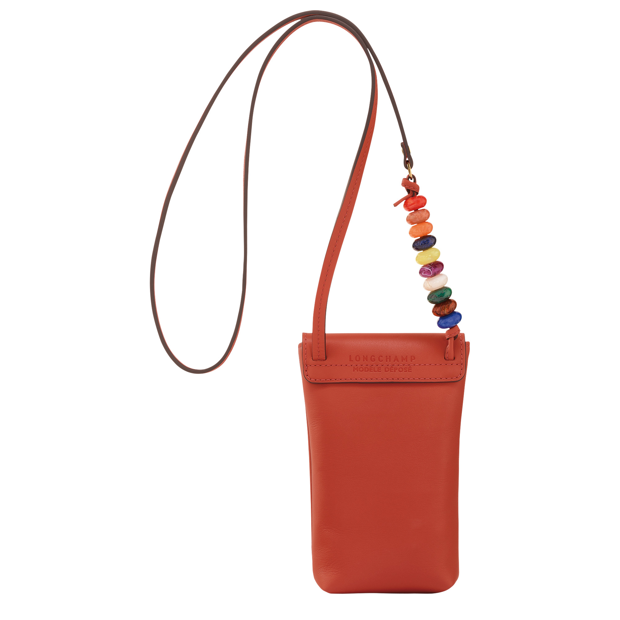 Le Pliage Xtra Phone case Sienna - Leather - 4