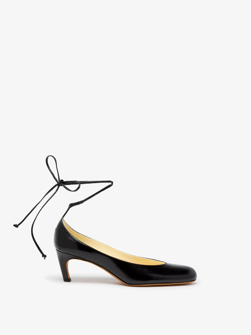 Uma Tie Pumps in Slick Calf 1