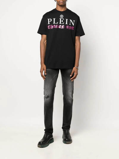 PHILIPP PLEIN logo-print short-sleeve T-shirt outlook