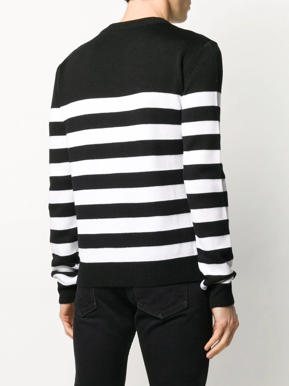 horizontal-stripe jumper - 4