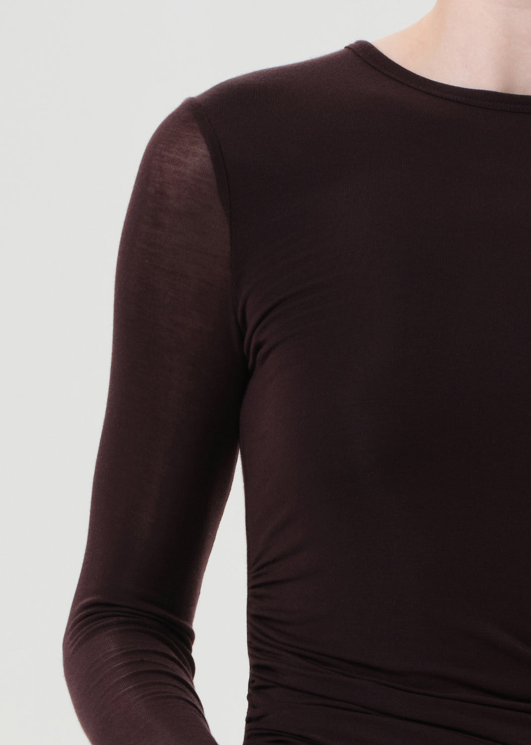EVE TWIST TEE IN ROOT - 5