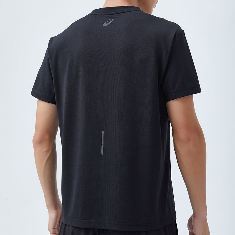 ASICS Reflective Logo Running T-Shirt 'Black' 2011C449-002 - 4