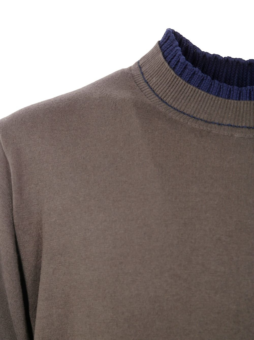 contrast-trimmed sweater - 3