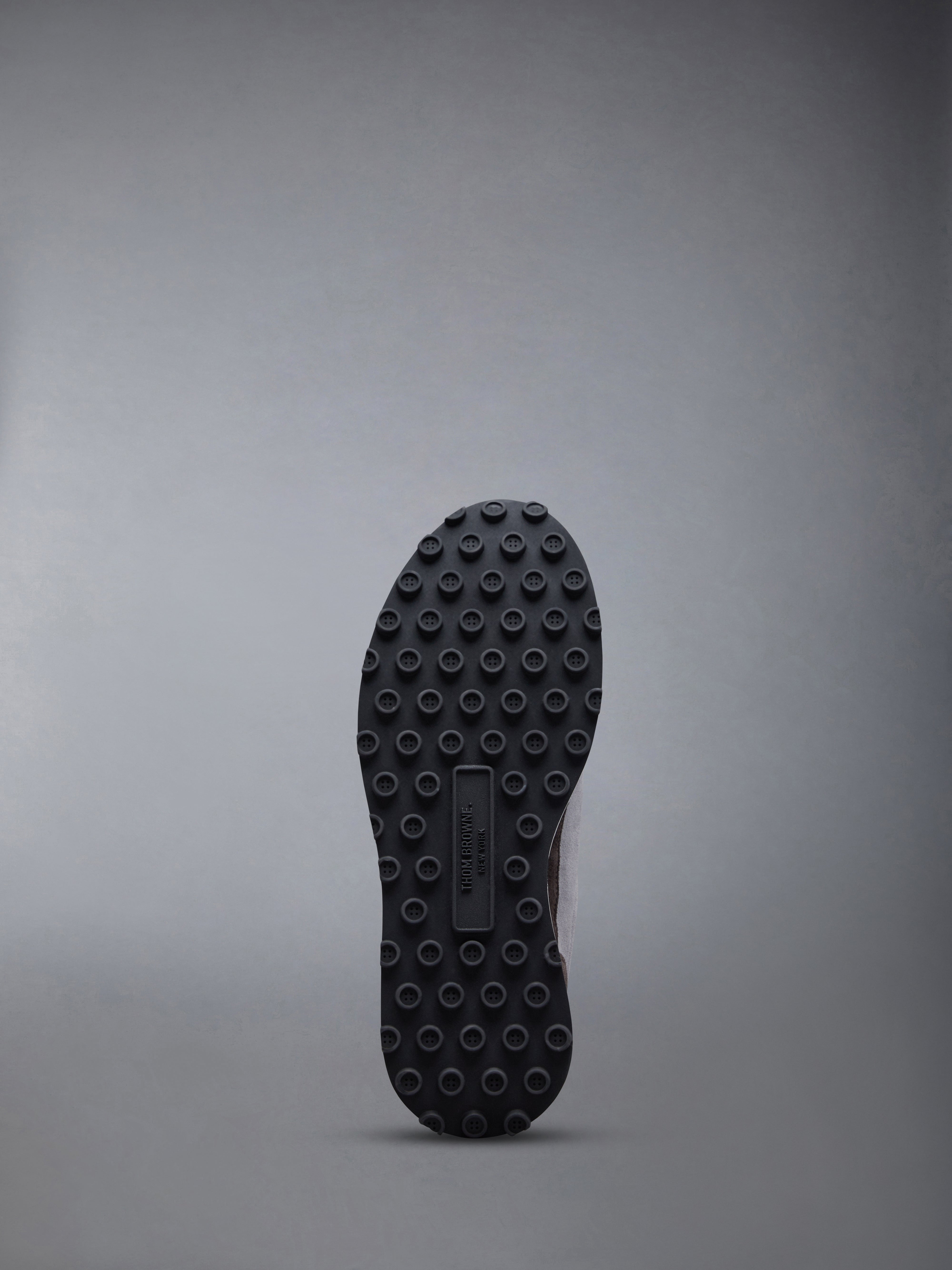 Light Grey Kid Suede Tech Runner - 6