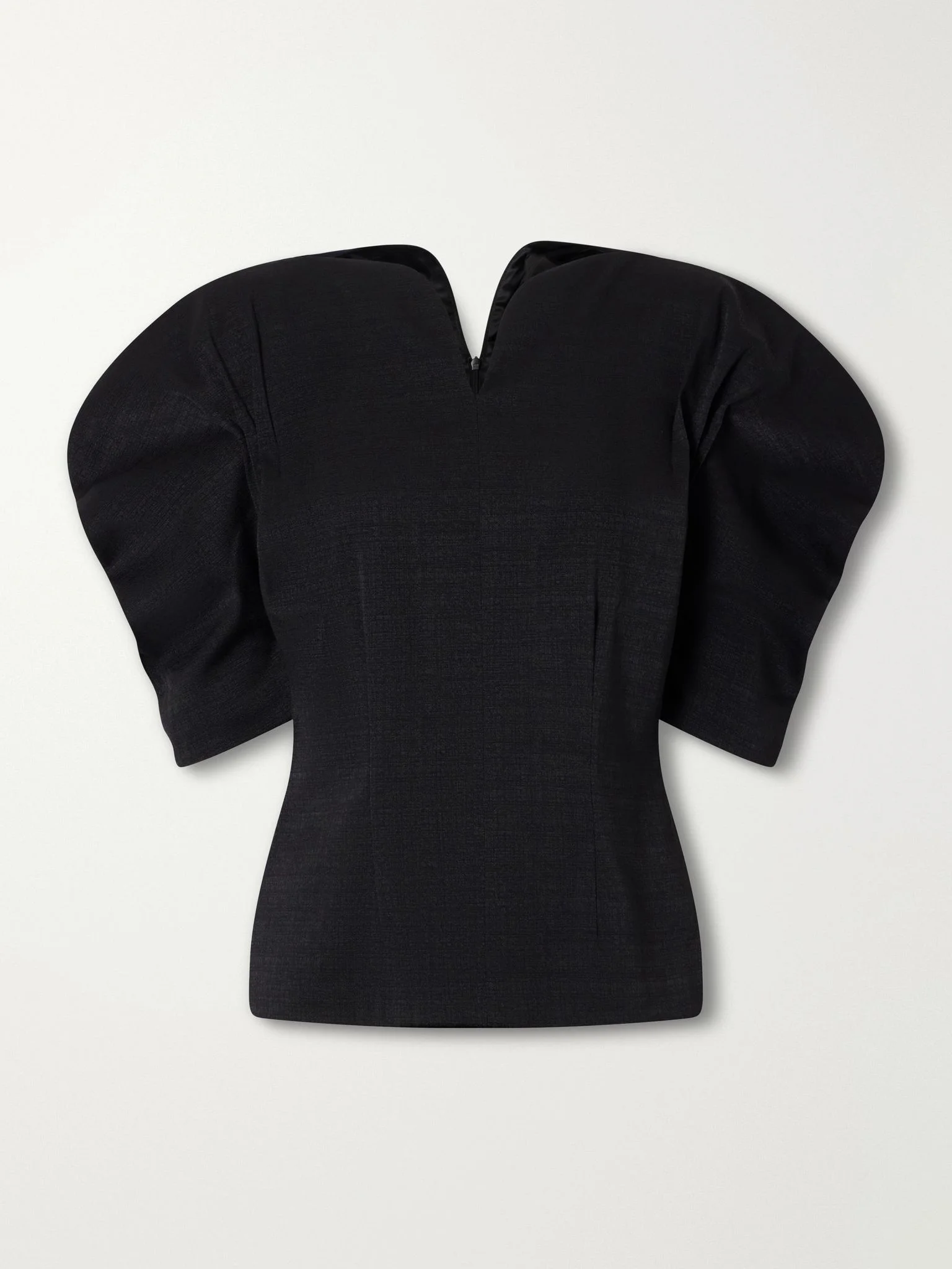 Janet jacquard blouse Black - 1