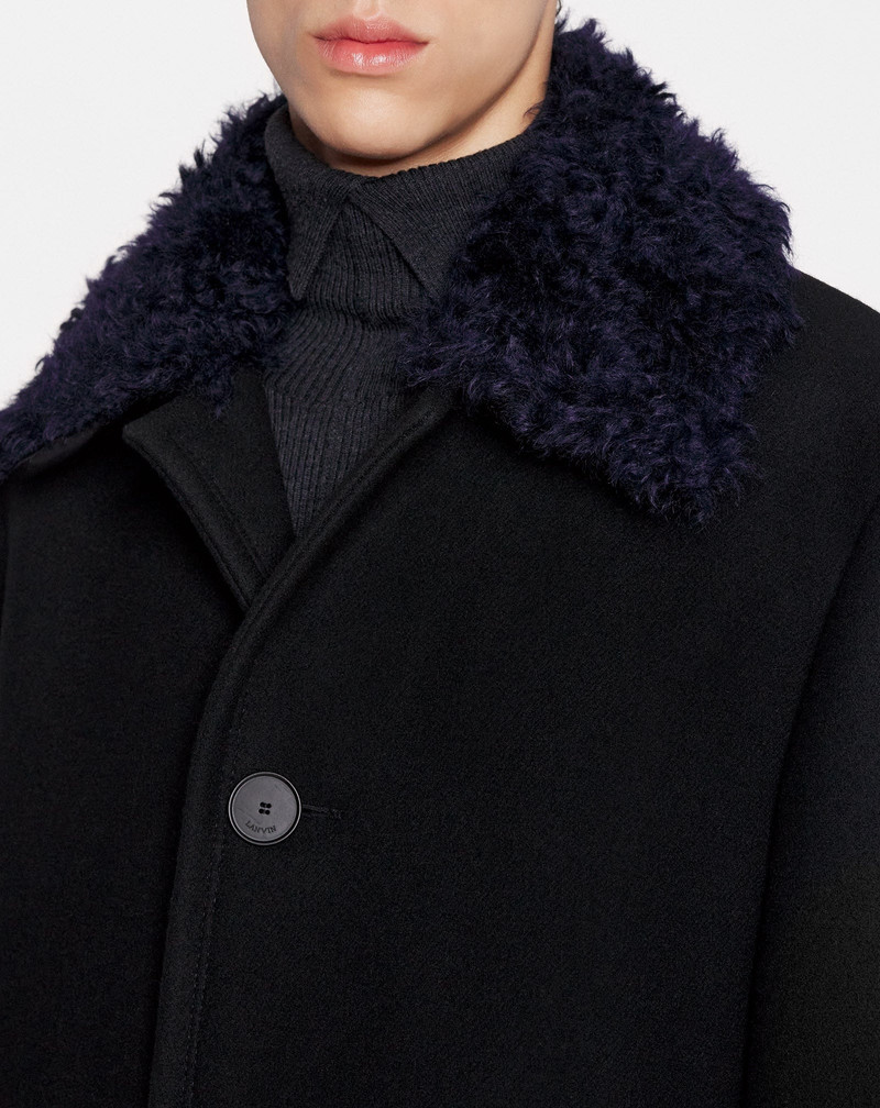 OVERSIZED PEACOAT WITH REMOVABLE COLLAR 5