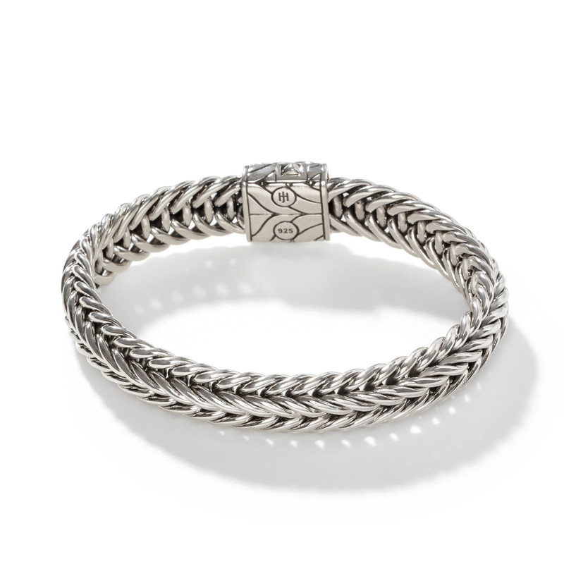 Icon Chevron Bracelet, Sterling Silver, 12MM 4
