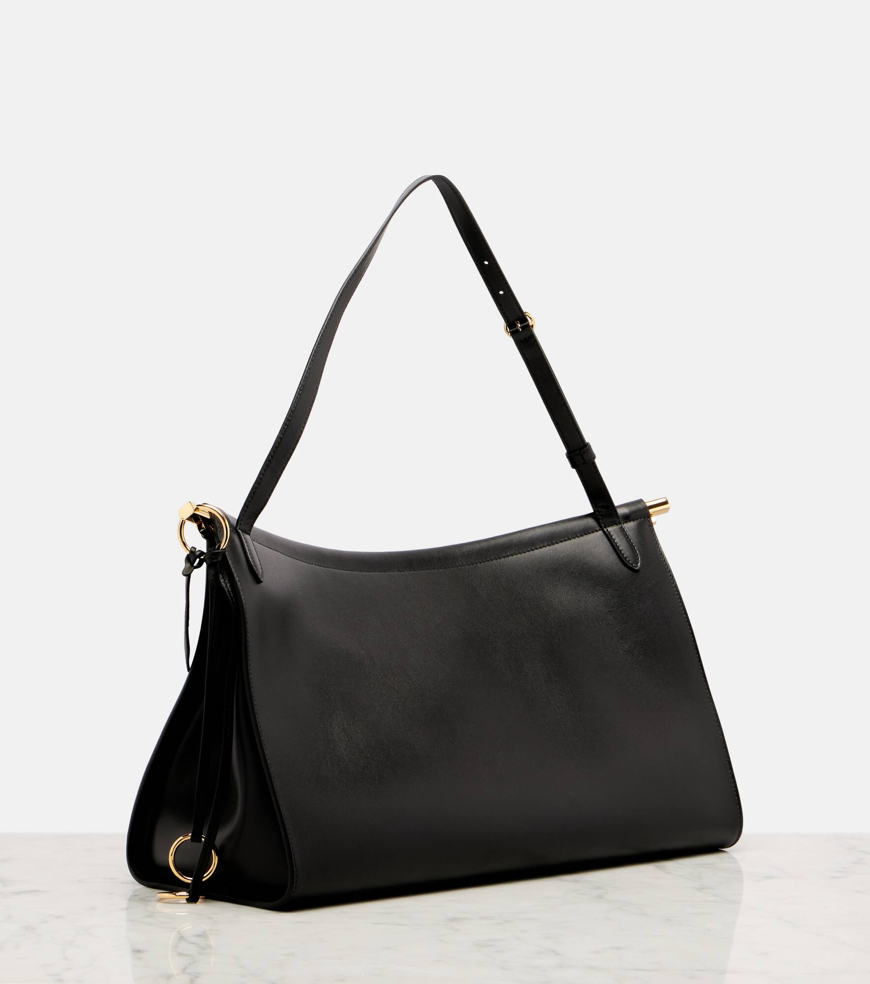 Le Click Large leather shoulder bag - 4