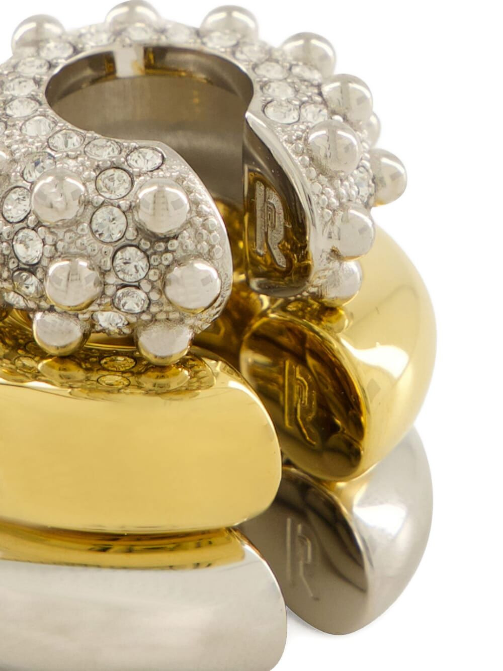 crystal-embellished earrings - 3