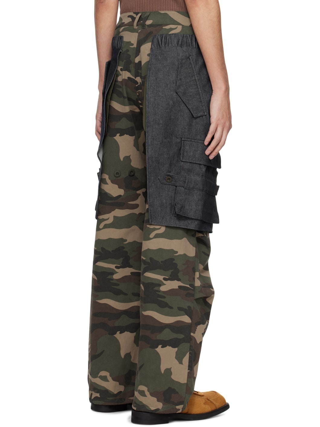 Indigo & Khaki Raptor Cargo Pants - 3