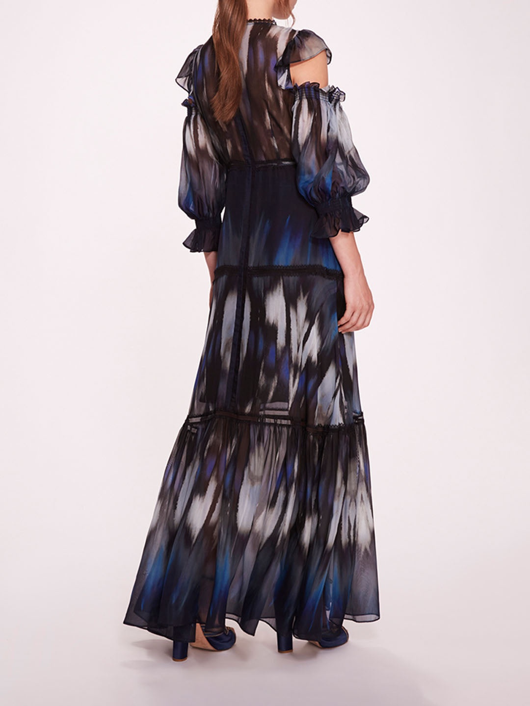 ABSTRACT VISCOSE MAXI DRESS - 2