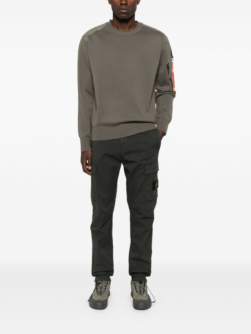 PARAJUMPERS crew-neck panelled sweatshirt outlook