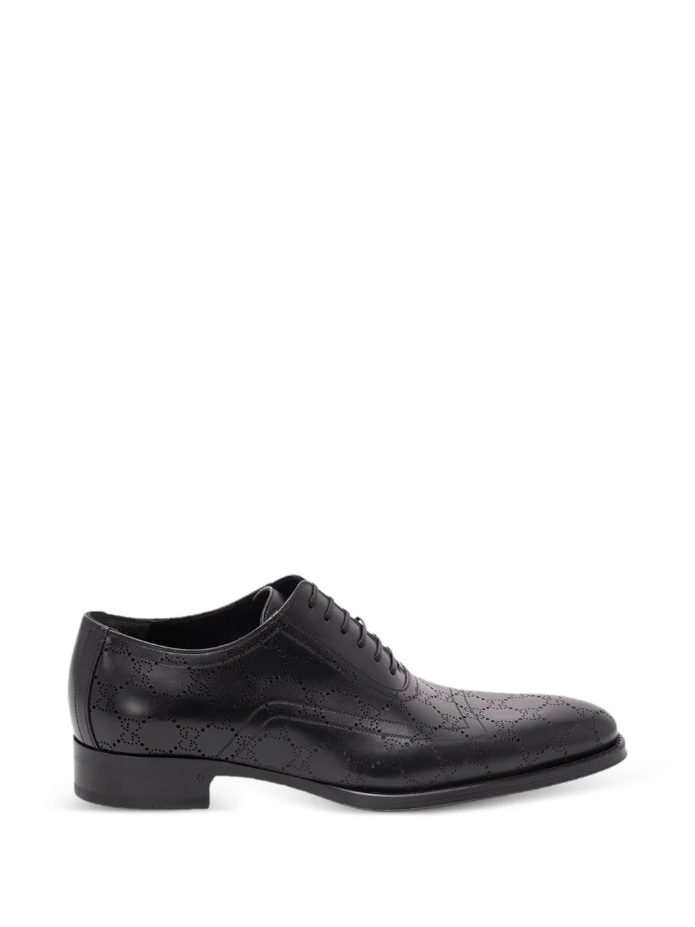 GG perforated leather Oxford shoes - 1