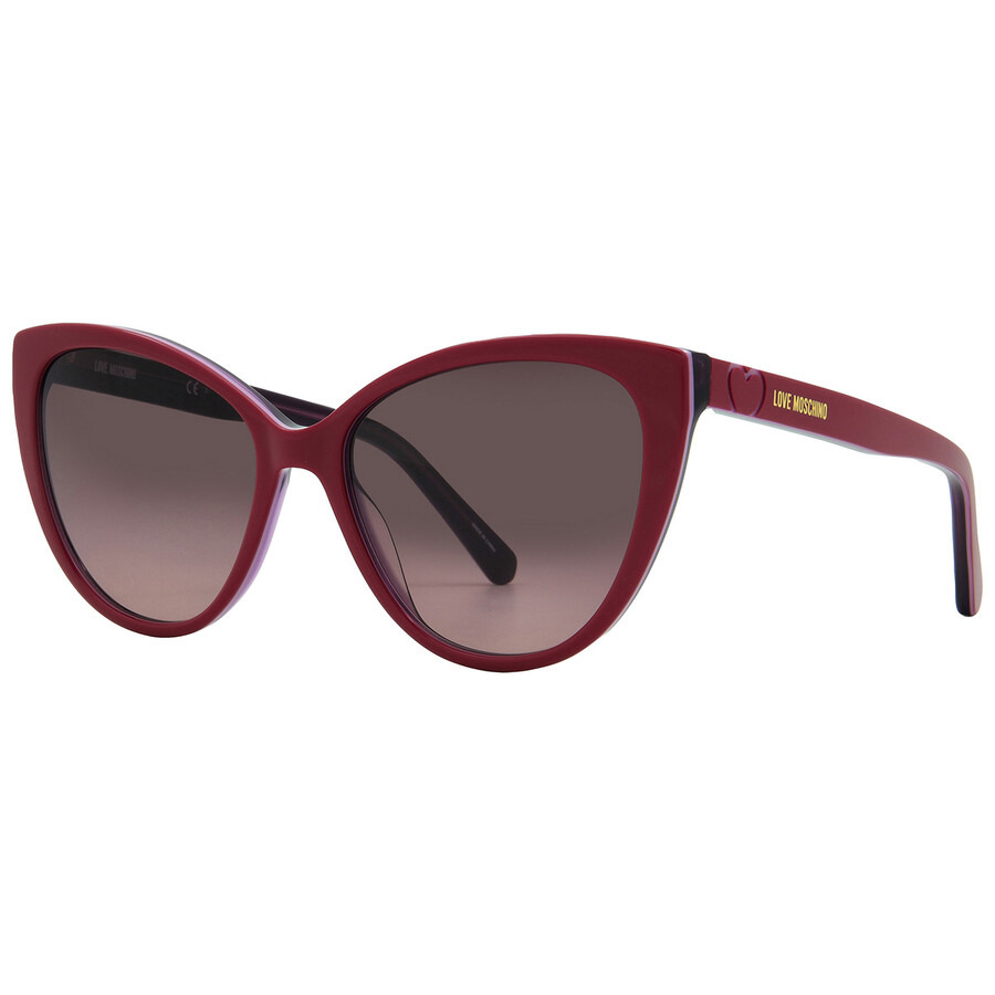 Moschino Red Gradient Cat Eye Ladies Sunglasses MOL043/S 08CQ/3X 57 - 2