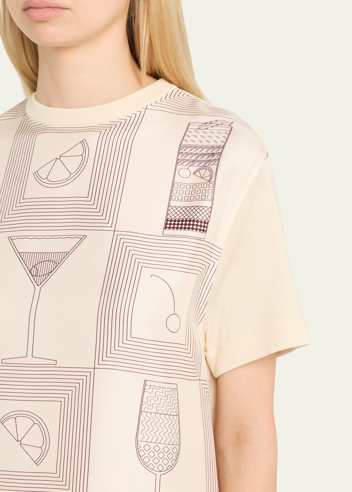 Mazzorbo Short-Sleeve Silk Cotton T-Shirt - 5