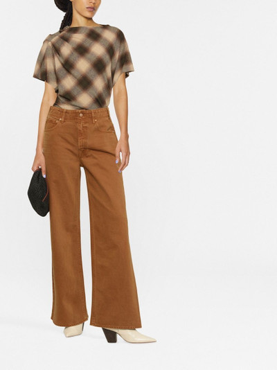 ULLA JOHNSON high-rise wide-leg jeans outlook