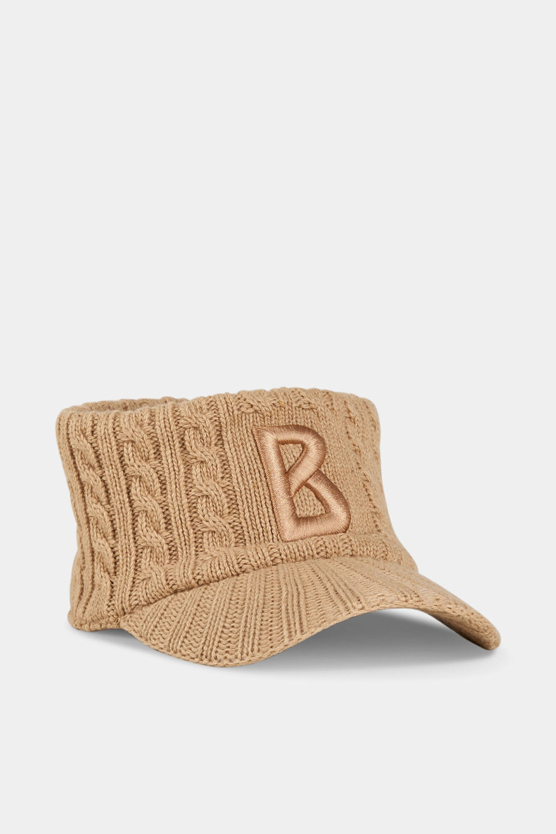 Tessa Visor headband in Camel 1