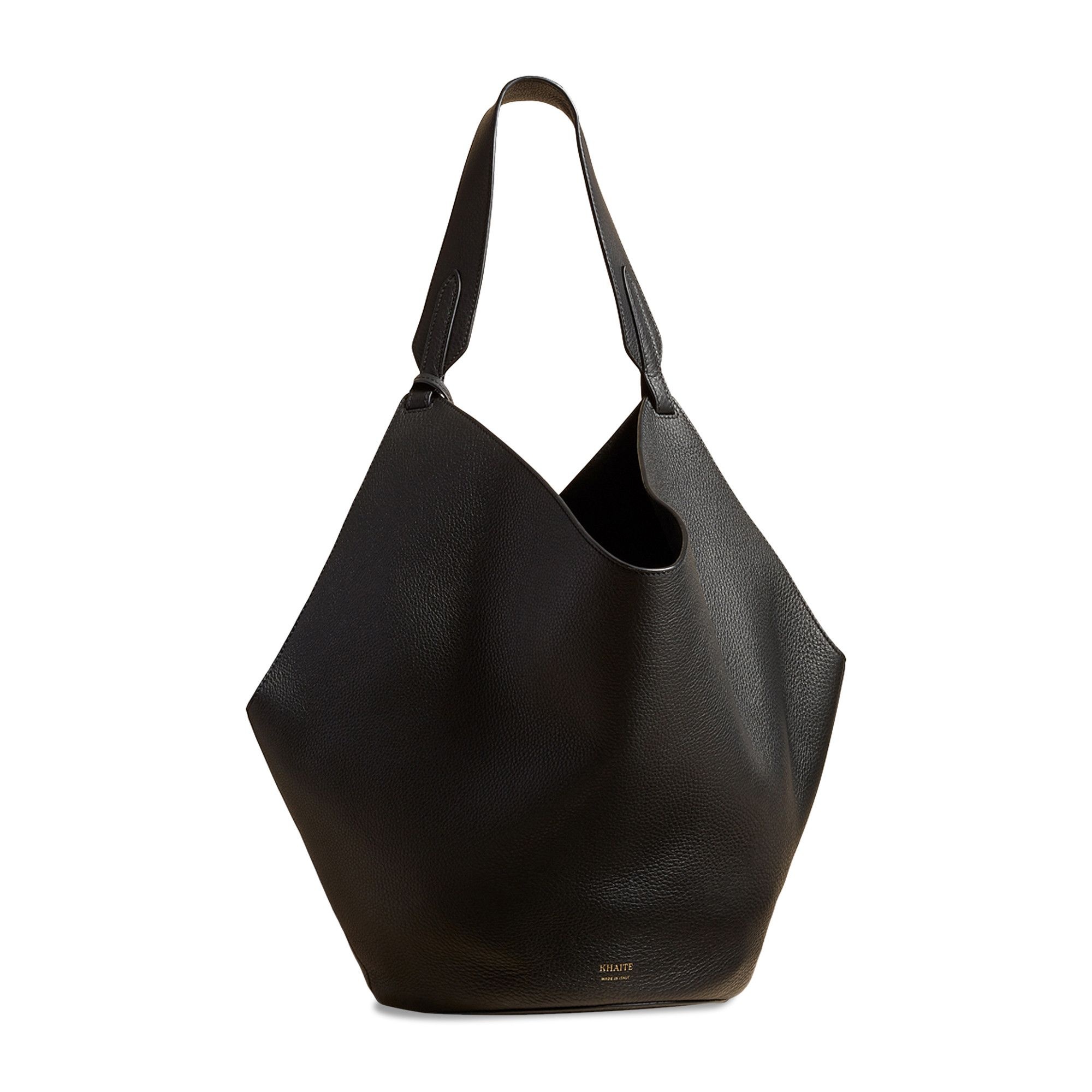 Khaite Lotus Medium Tote 'Black' - 1