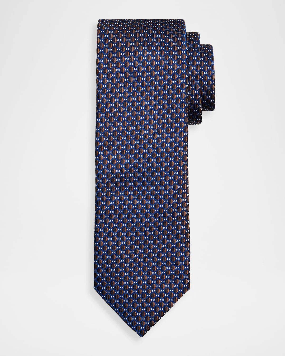 Men & apos;s Micro-Jacquard Silk Tie - 1