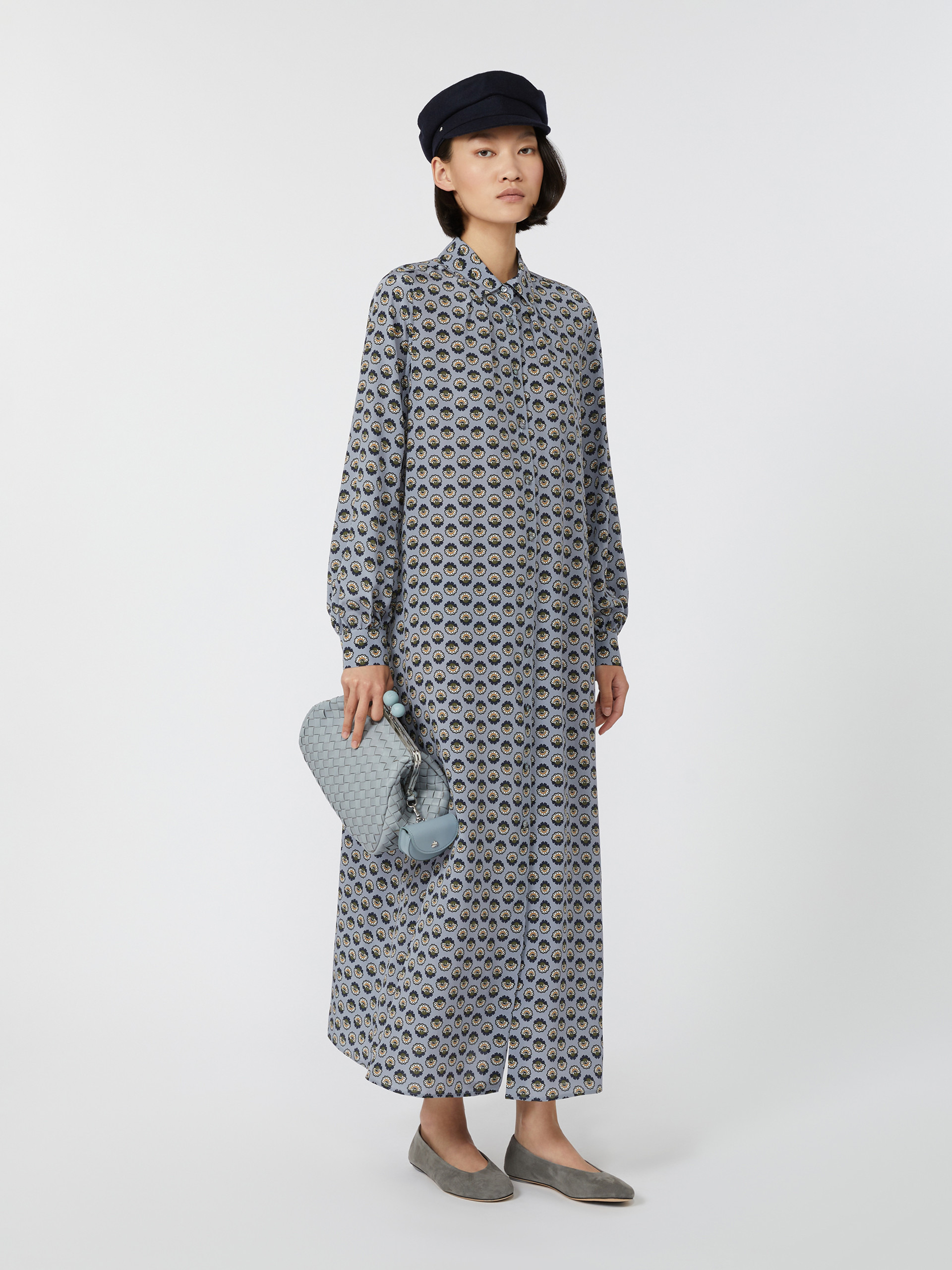 NARVEL Printed silk shirt dress - 2