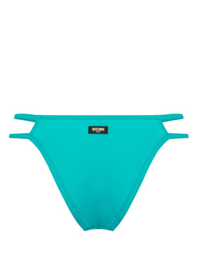 Moschino side tie detail bikini bottoms outlook