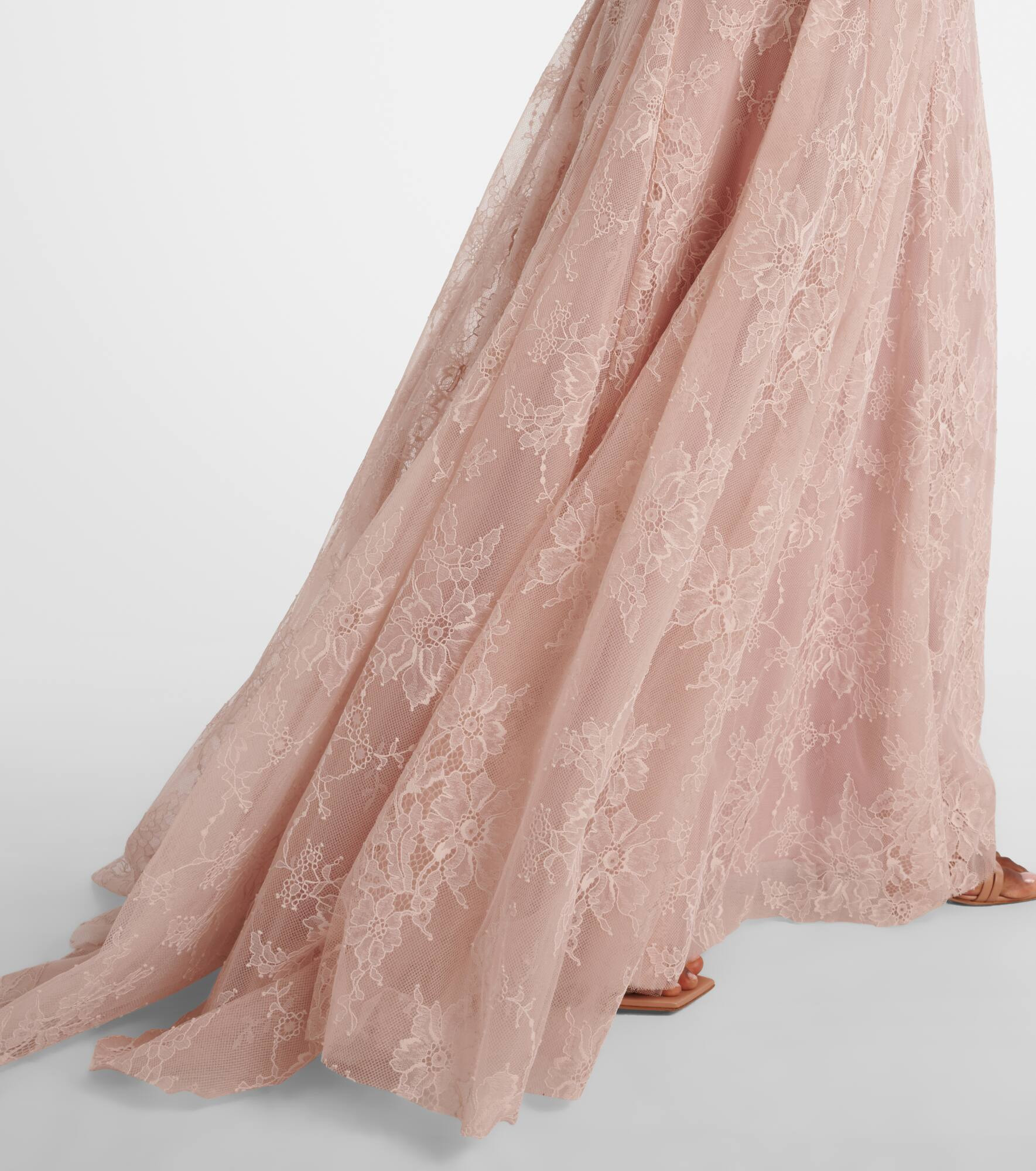 Elysia embellished lace gown - 5