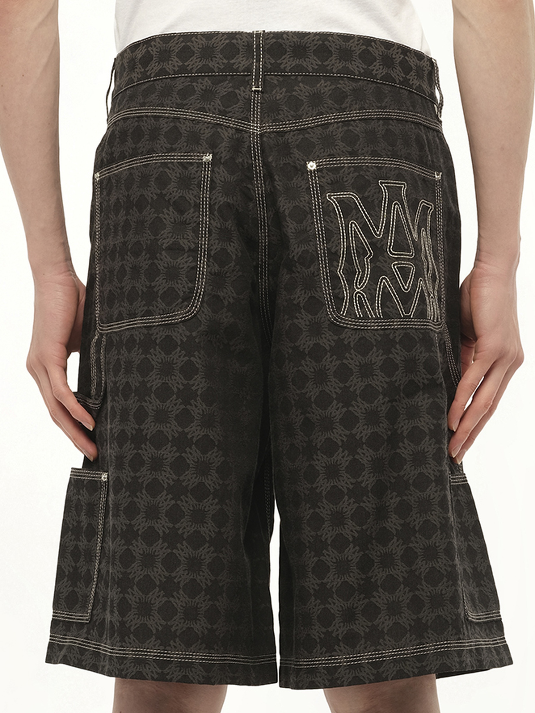 MA Quad Work Shorts in Black - 3