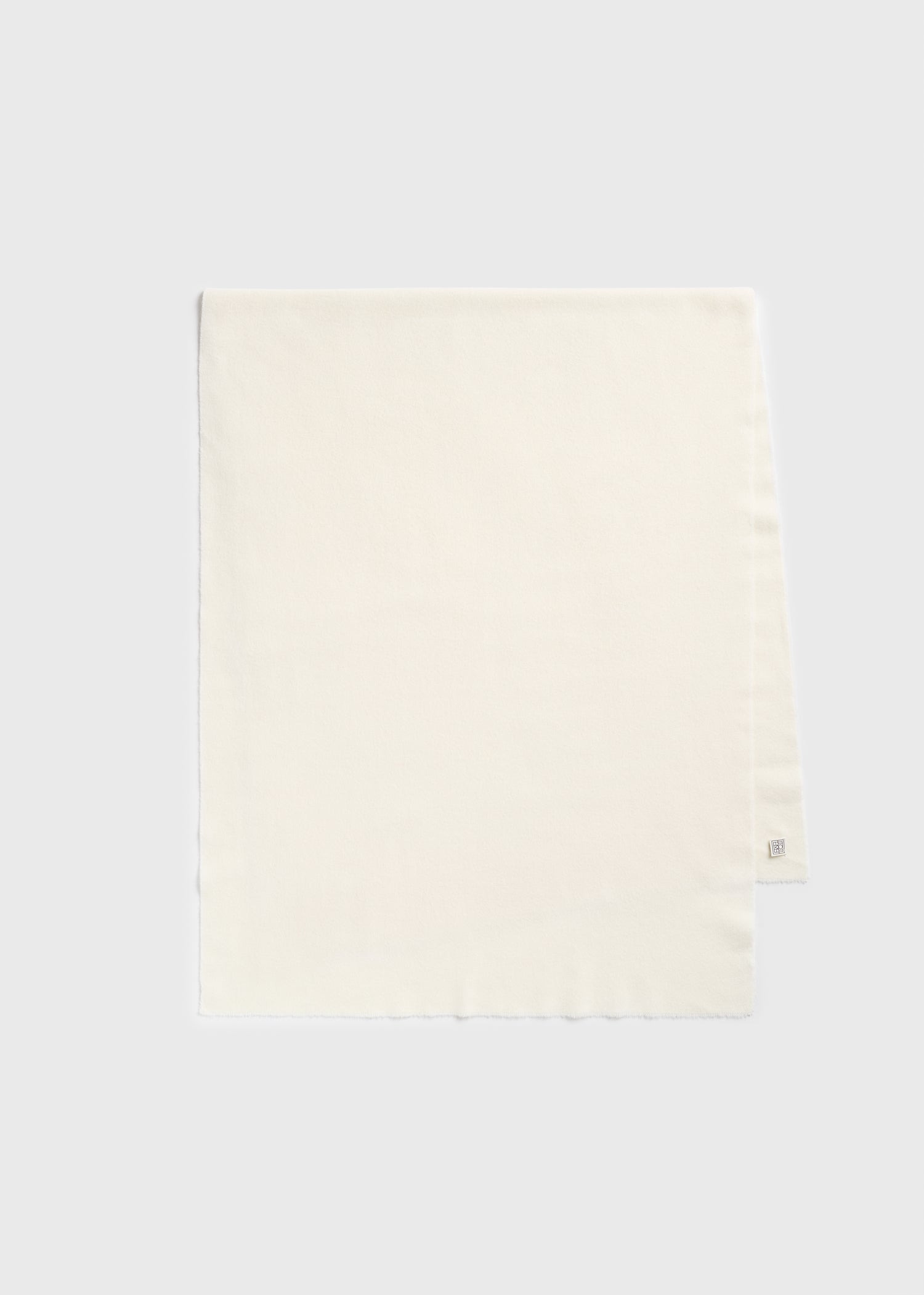 Classic winter scarf off-white - 5