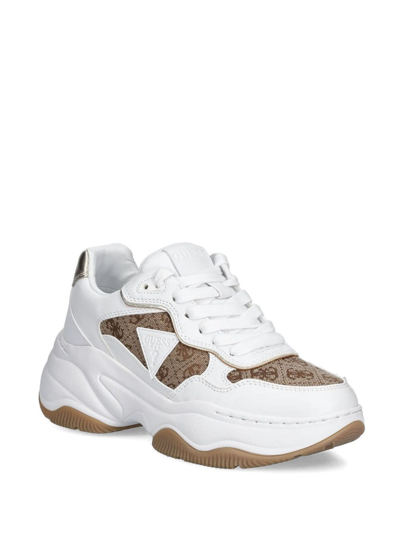 GUESS USA Happy logo-detail chunky sneakers outlook