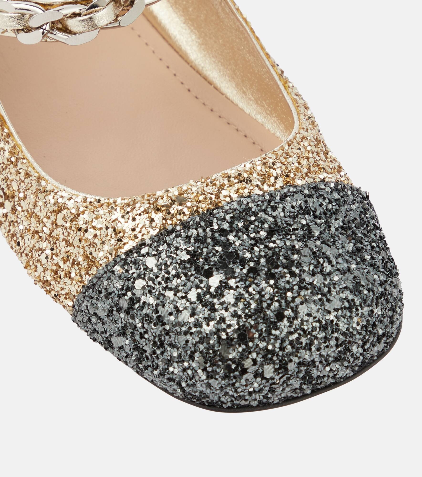 Glitter ballet flats - 6