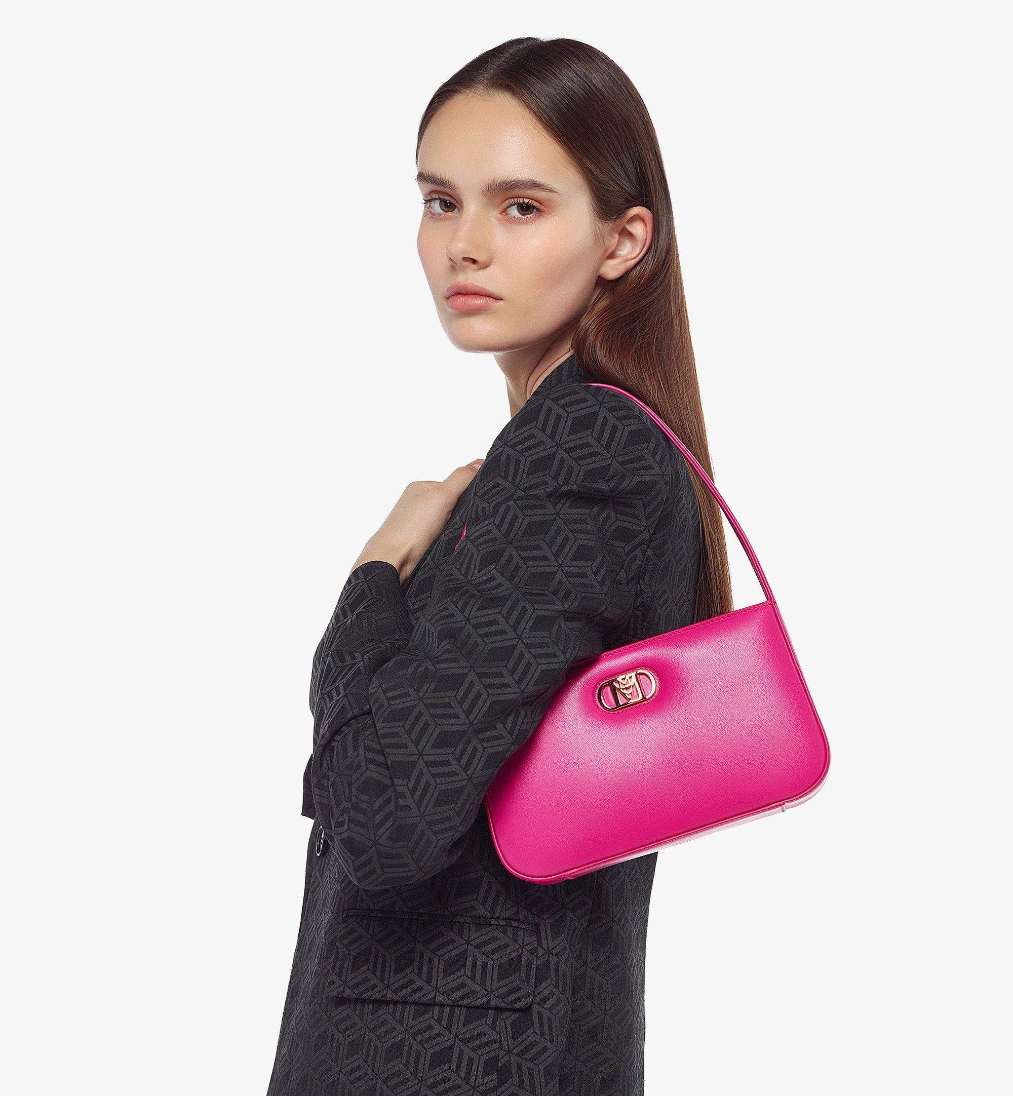 Mode Travia Shoulder Bag in Lamb Nappa Leather - 6