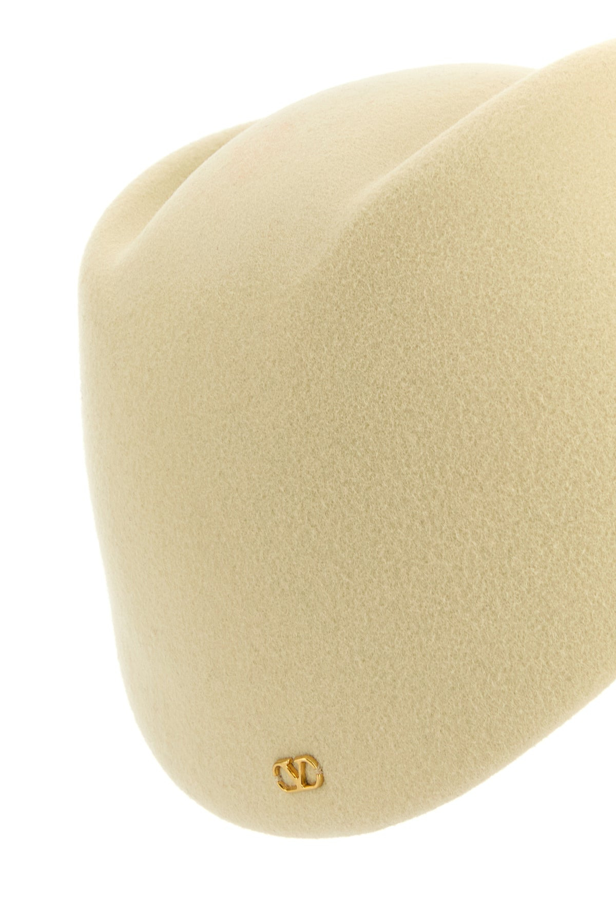 Cream wool VLogo Signature hat - 4